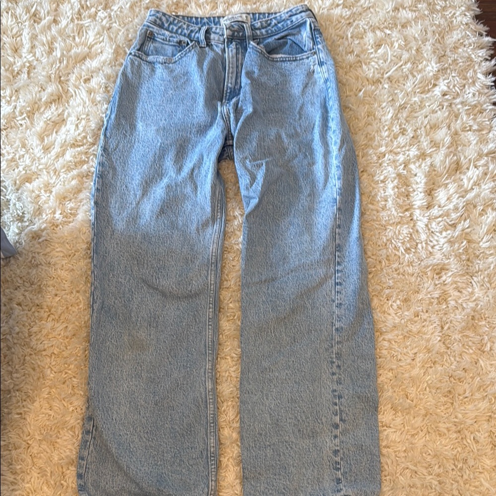 Abercrombie & Fitch Light Blue High Rise Jeans
